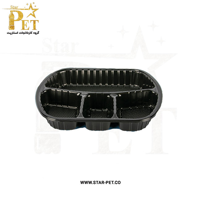 ظرف یکبار مصرف چهار خانه نیما