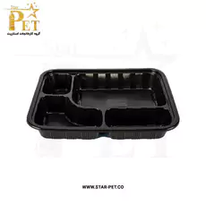 ظرف یکبار مصرف چهار خانه شیدا