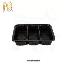 ظرف یکبار مصرف سه خانه سما