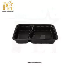 ظرف یکبار مصرف دو خانه متین